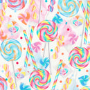 Candy Lollipop Candies Fabric by the yard
