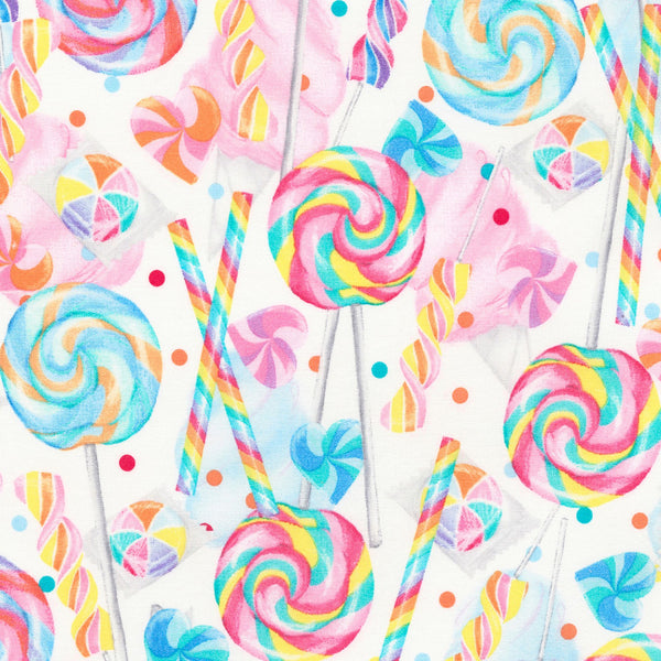 Candy Lollipop Candies Fabric by the yard