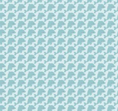 Under The Sea Dolphins Fabric by the yard