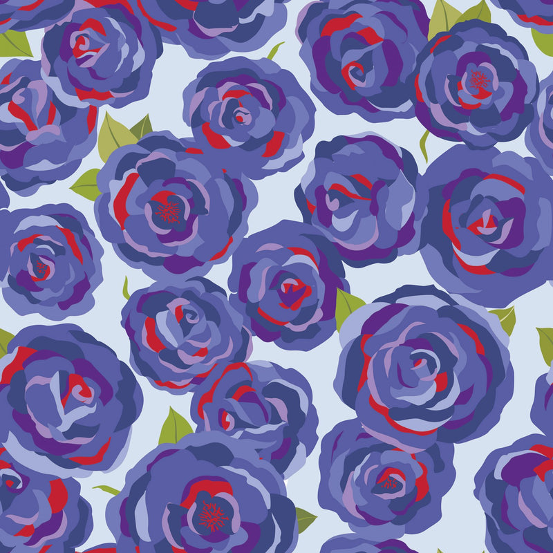 Coming Up Roses Floral Fabric by the yard