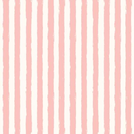 Blush by Jen Allyson Navy Blush Stripes Fabric by the yard