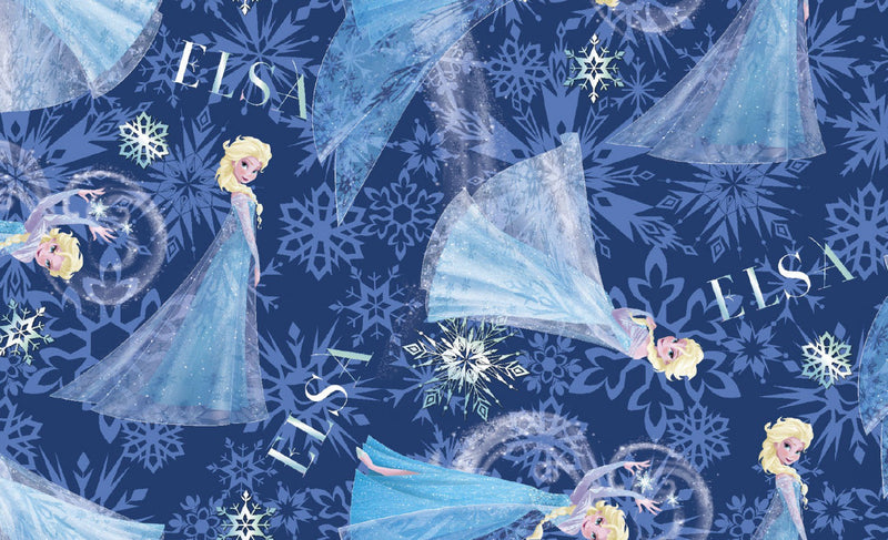 Disney Frozen Elsa Character Toss Fabric by the yard