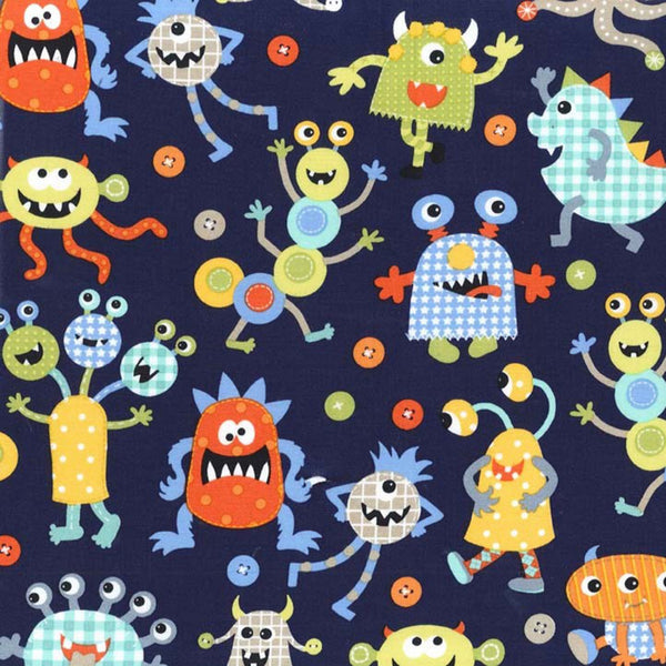 Monster Mash Space Fabric by the yard