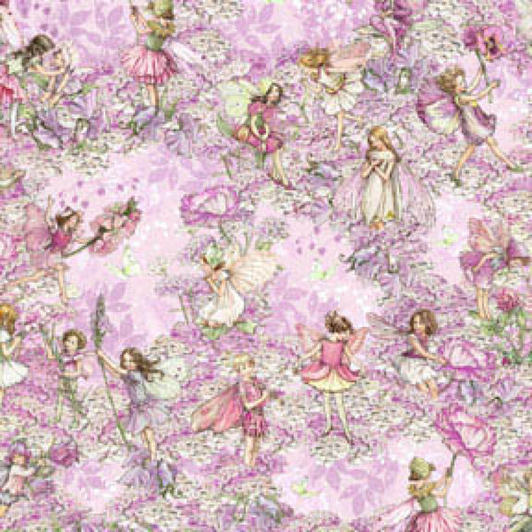 Petal Flower Fairies Fabric by the yard