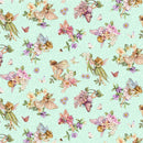 The Dancing Flower Fairies Fabric by the yard