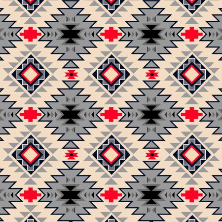Native Argyle Aztec Fabric by the yard