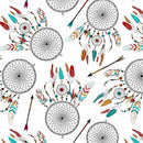 Whimsy Dream Catcher Dreamcatcher Aztec Fabric by the yard