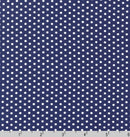Spot on Dots Navy Fabric by the yard