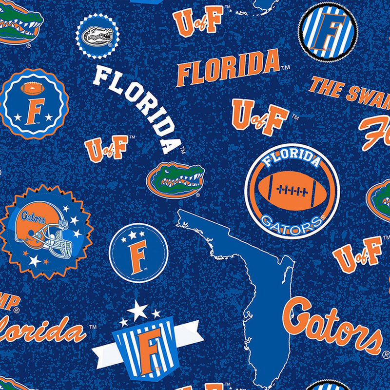 NCAA-Florida Gators Home State Cotton Fabric by the yard