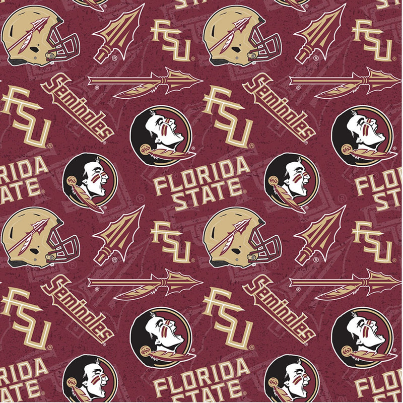 NCAA Florida State Tone on Tone Cotton Fabric by the yard