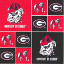 Red/Black Georgia Fabric by the yard