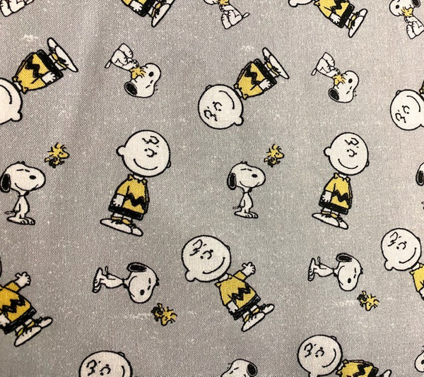 Snoopy and Charlie Brown Fabric by the yard