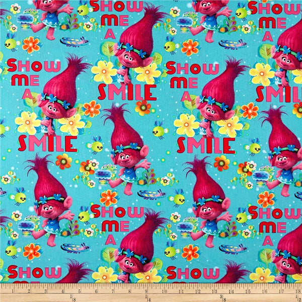 Dreamworks Trolls Poppy Fabric by the yard