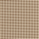Brown Check Plaid Gingham Fabric by the yard
