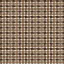 Pioneer Spirit Brown Check Plaid Gingham Fabric by the yard