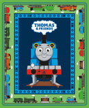 Mattel Thomas & Friends All Aboard Panel approx. 36in x 44in Fabric by the panel