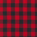 Carolina Gingham 1 inch Scarlet Buffalo Check Plaid Fabric by the yard