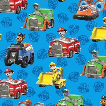 Nickelodeon Paw Patrol Rescue Car Fabric by the yard