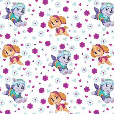 Nickelodeon Paw Patrol Pup Power Fabric by the yard