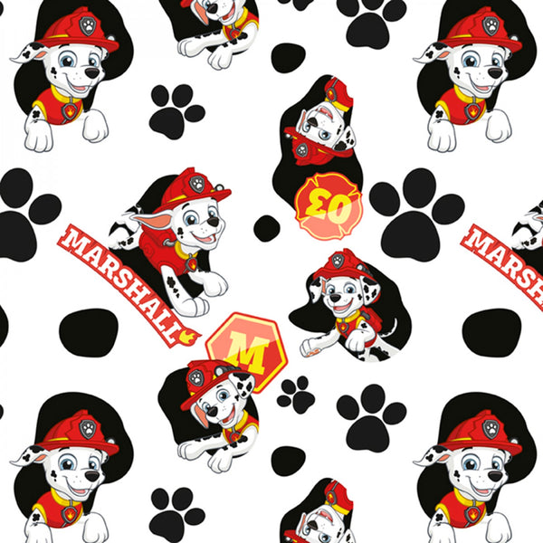 Nickelodeon Paw Patrol Paws and Spots Fabric by the yard