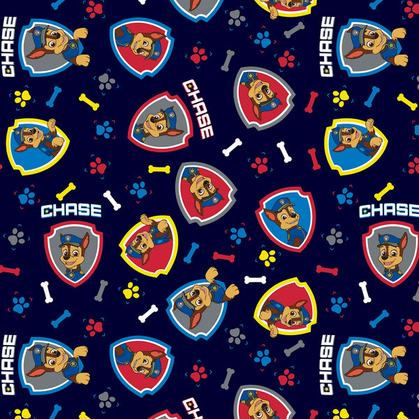 Nickelodeon Paw Patrol Chase on The Case Fabric by the yard