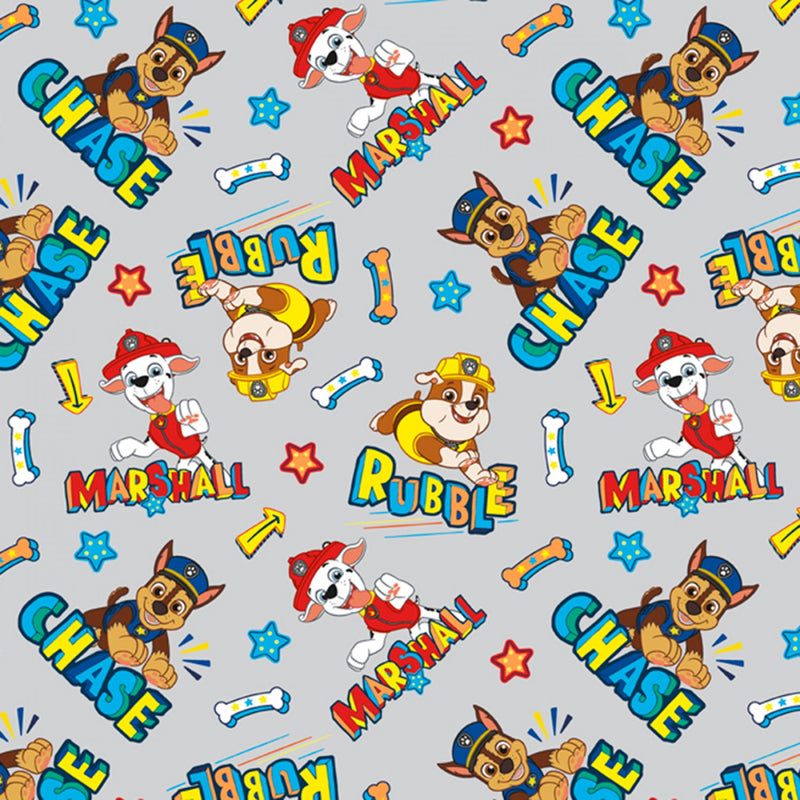 Nickelodeon Paw Patrol Chase Marshall & Rubble Fabric by the yard