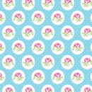 Dotted Rose by Tanya Whelan Floral Roses Fabric by the yard