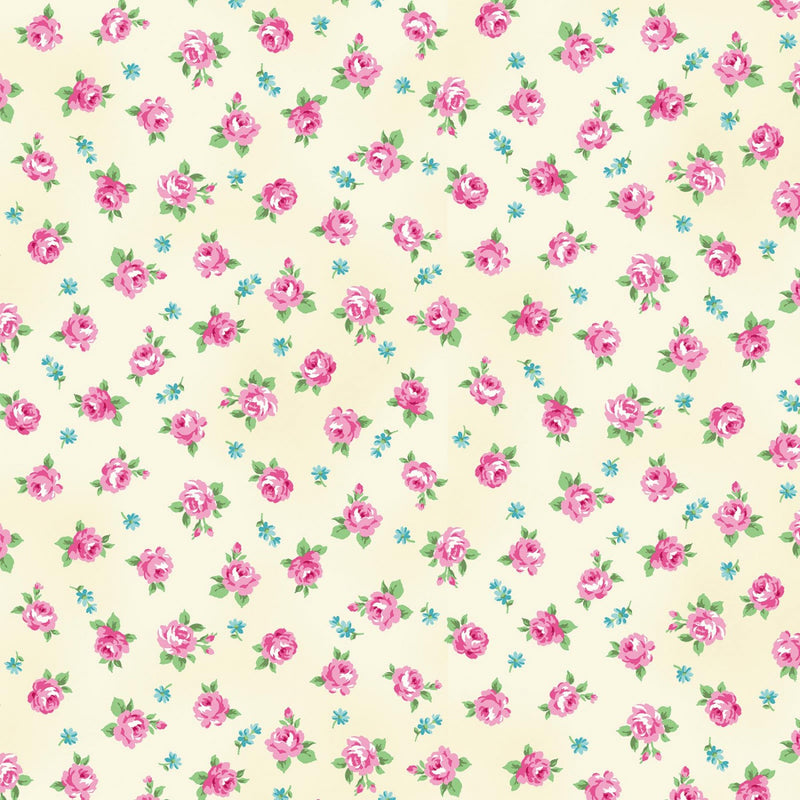 Floral Roses Fabric by the yard