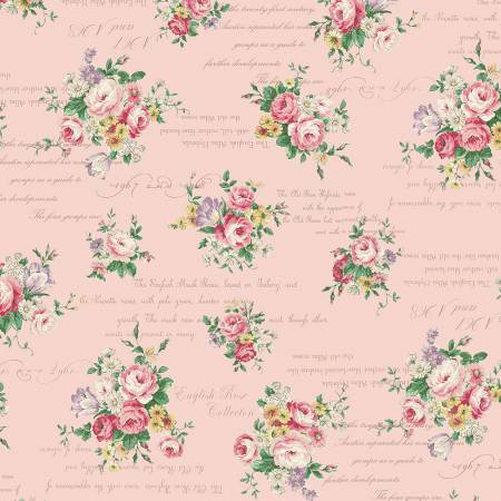 Floral Roses Fabric by the yard