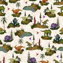 Dino Dinosaurs Fabric by the yard
