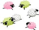 Lewe Leaping Sheep Lamb Fabric by the yard