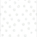Mono Swirl on White Fabric by the yard