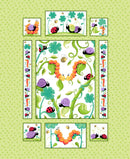 Leif Quilt SusyBee Panel approx. 36in x 44in Fabric by the panel