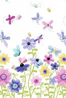 Flutter Border Butterflies Floral Butterfly Fabric by the yard