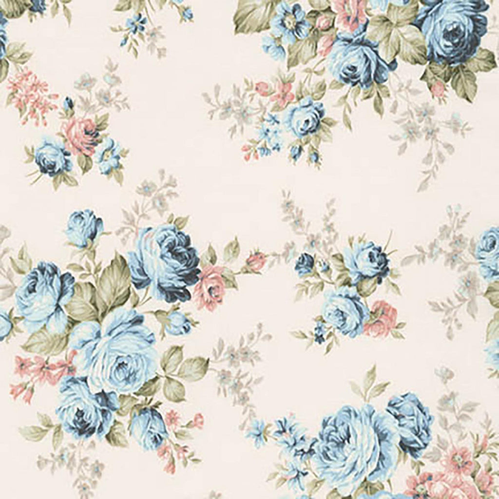 Emma Floral Roses Fabric by the yard