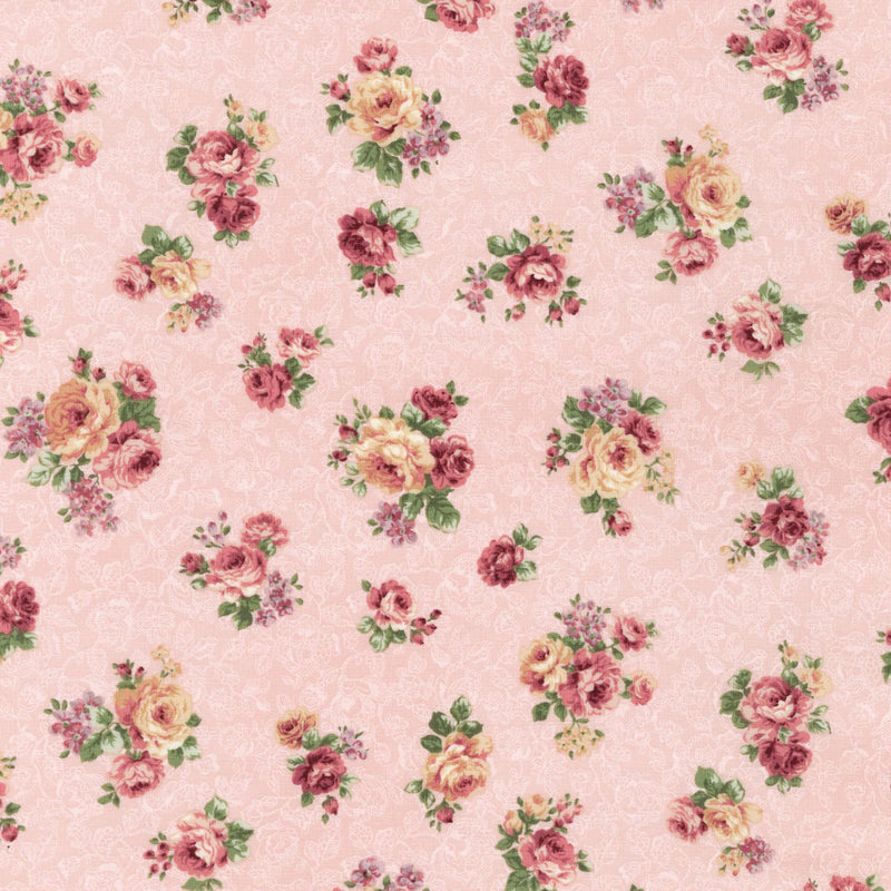 Emma 2 Floral Roses Fabric by the yard