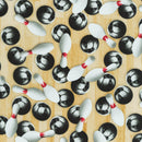 Bowling Sports Life Fabric by the yard
