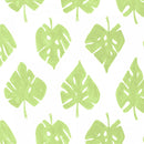 Floral Tropical Leaves Fabric by the yard