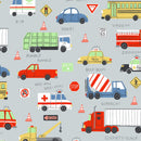 Keep on Truck'n Cars Fabric by the yard