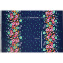 Doodle Daisy Border Floral Flower Fabric by the yard