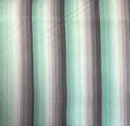 Mint Gray Stripes Glitter Geometric Fabric by the yard