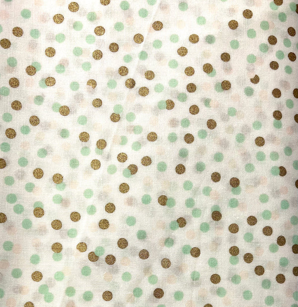 Confetti Dots Geometric Fabric by the yard