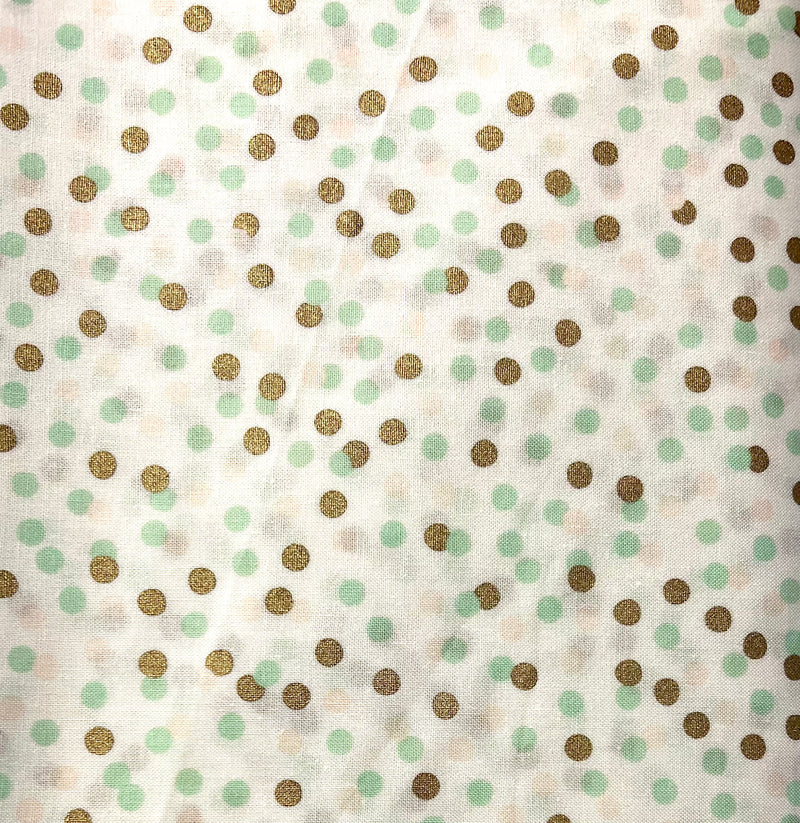 Confetti Dots Geometric Fabric by the yard