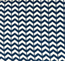Broken Chevron Navy Rick Rack Zig Zag Geometric Fabric by the yard