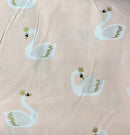 Swan Birds Fabric by the yard